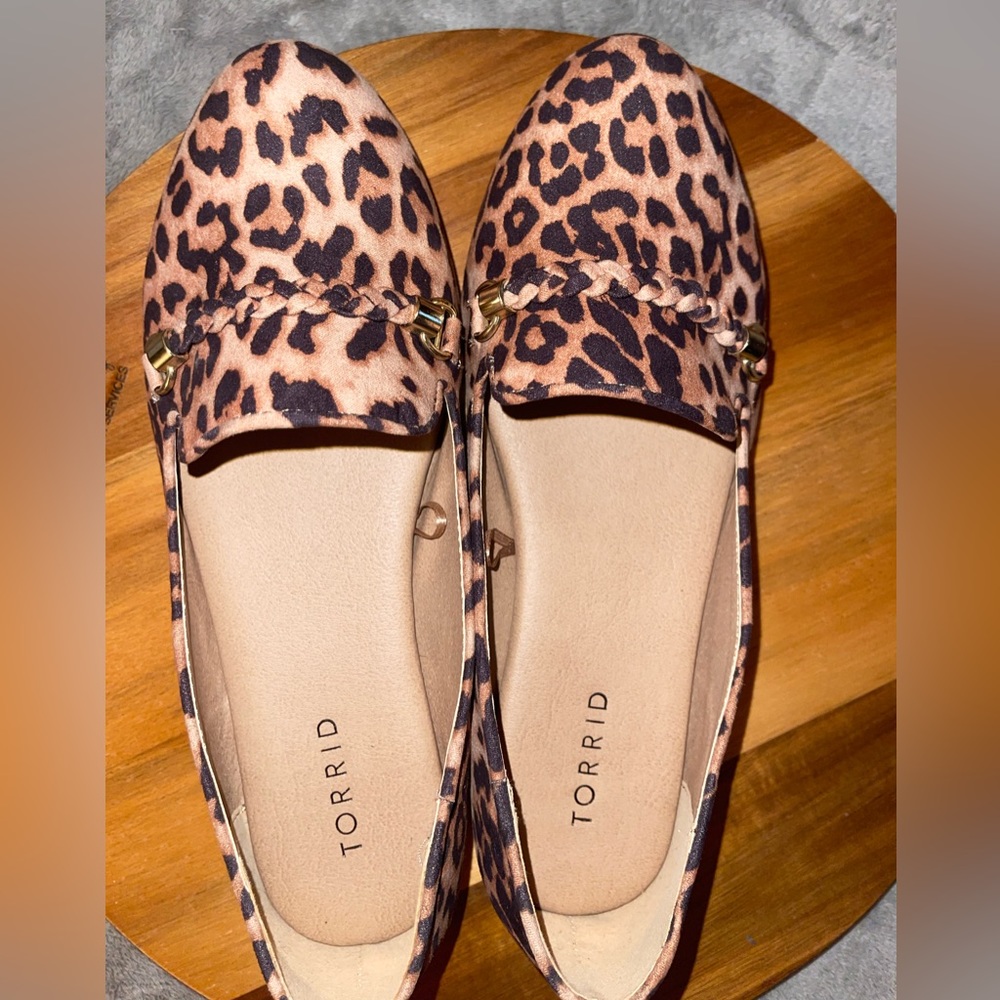 Torrid leopard loafers